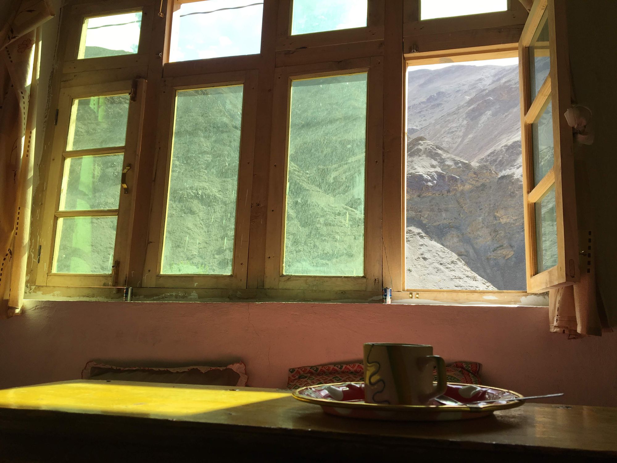 Dechen from Ladakh prepares butter tea